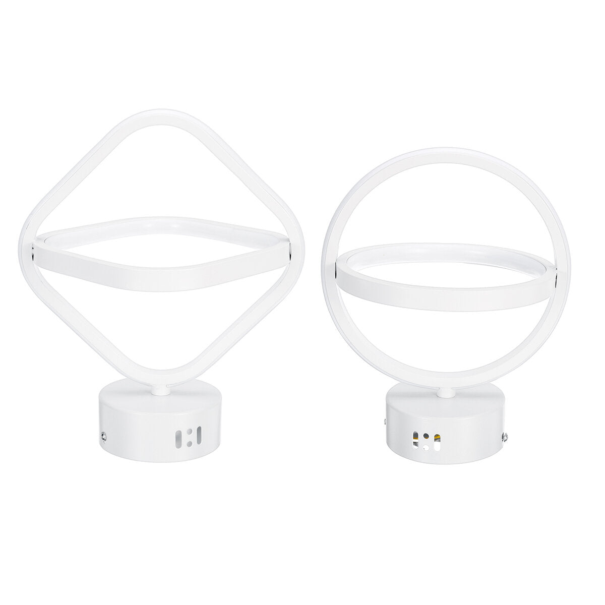 AC85-265V Modern LED Ceiling Lamp Dual Ring Chandeliers Fixture Living Room Pendant Light