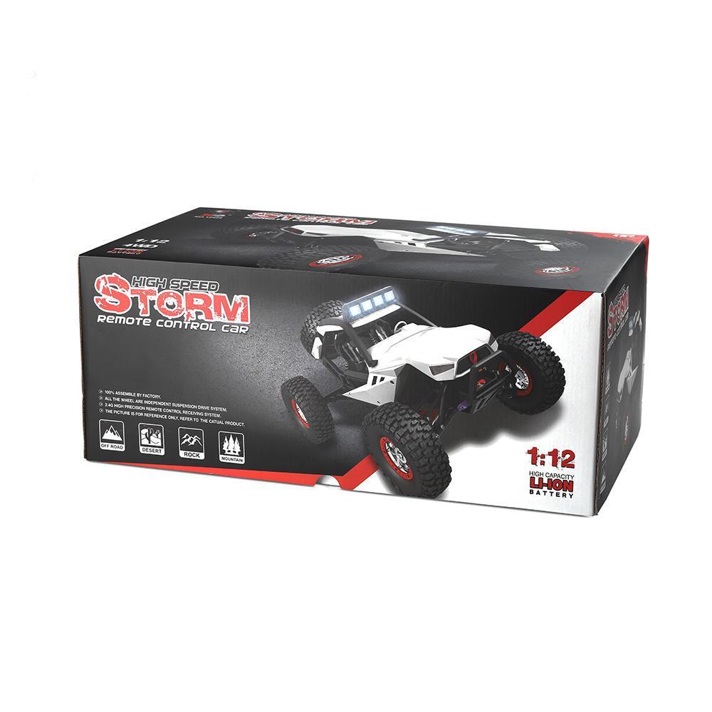 1/12 2.4G 4WD High Speed 40km/h Off Road On Road RC Car With Head Light 7.4V 1500mAh