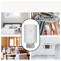 Intelligent Radiator Actuator Programmable Thermostatic Valve Temperature Controller Voice Control via Alexa