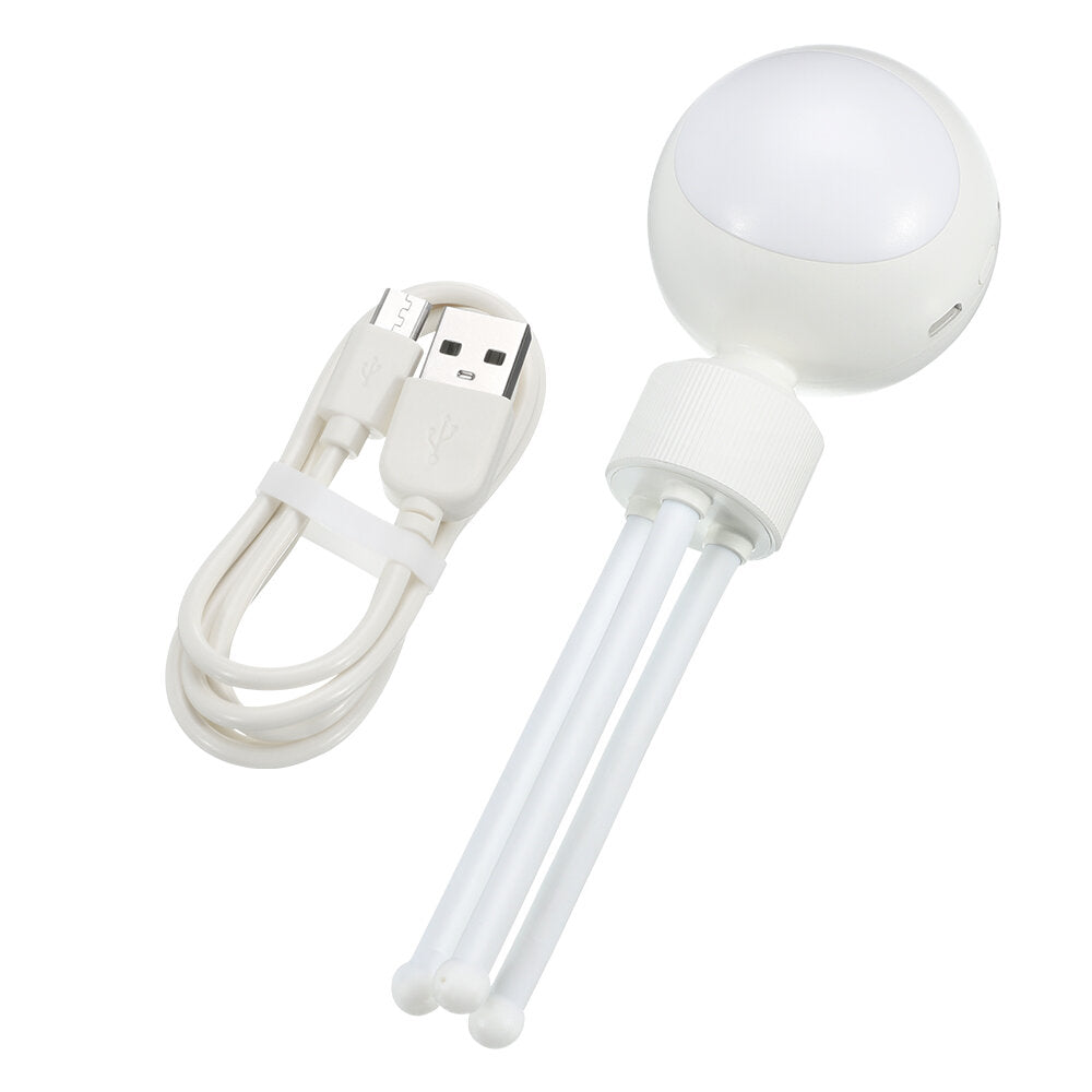 Smart Acoustooptic Control Night Light 3200K Color USB Charging 360 Adjustable Reading Light Rechargeable Table Lamp