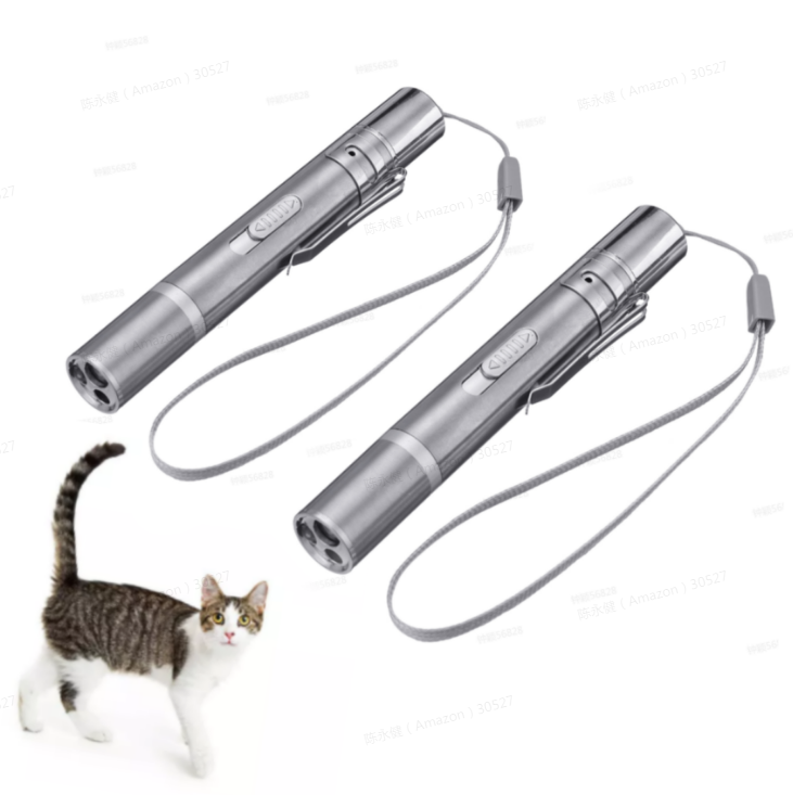 2ps CHARMINER Cat Toys for Cats Dogs Indoor Outdoor Interactive Cat Toys Pointer Cat Toy Rechargeable Cat Toys for Catch Exercise