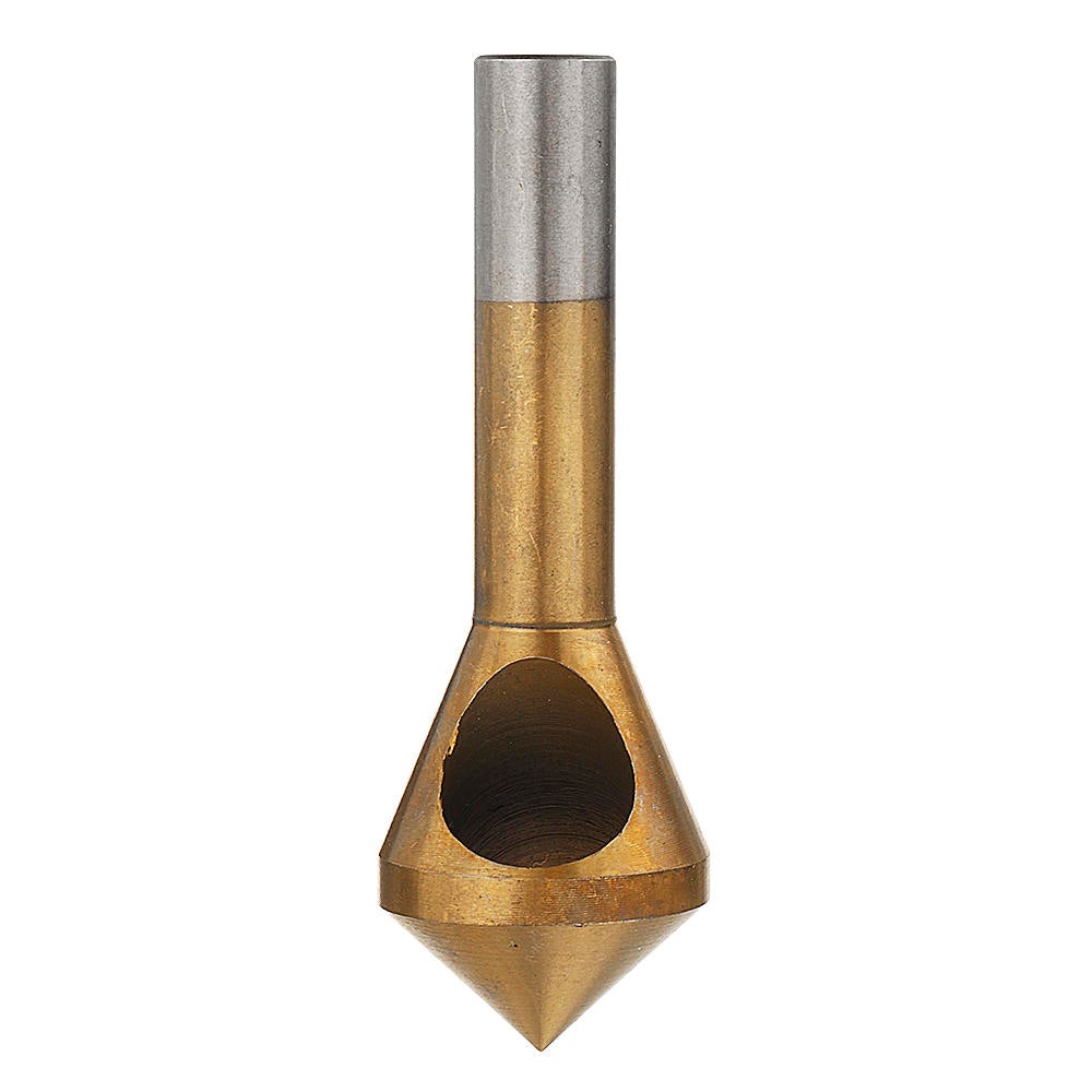 4pcs Countersink Deburring Bit Set Titanium Coated Chamfering Drill Oblique Hole Chamfer