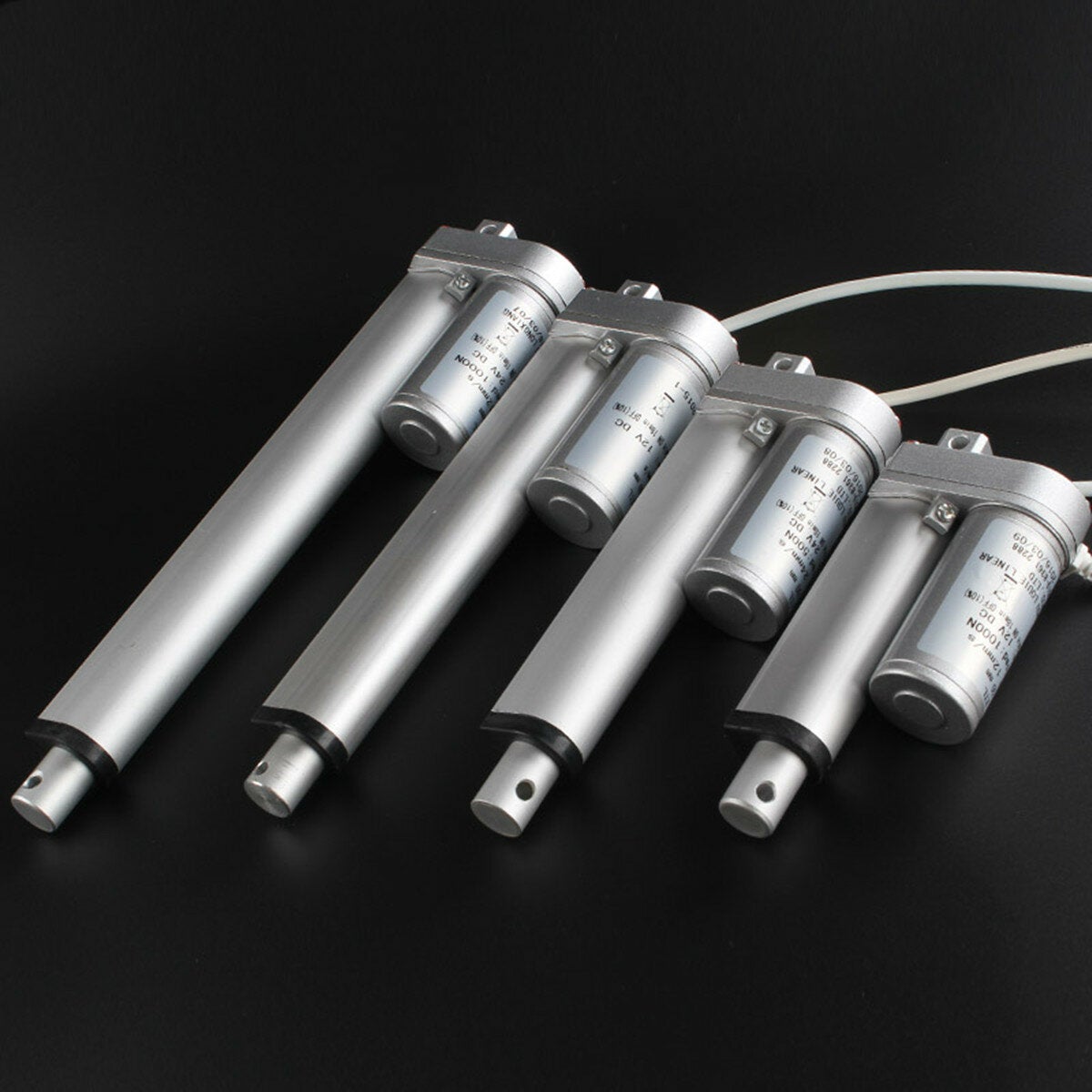 DC 12V 50-300mm 200N Stroke Tubular Motor Linear Actuator Motor