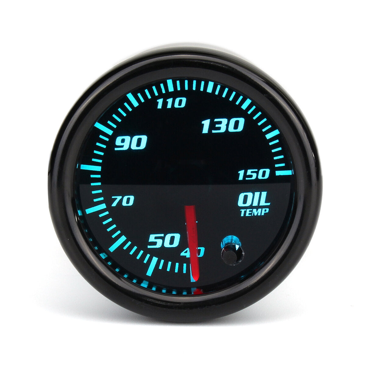 Universal 2'' 52mm 7 Colors LED Oil Temp Temperature Gauge Meter & Sensor 12V