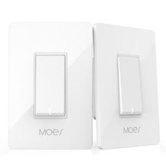 WiFi Smart Light 3 Way Switch Light Fan Control APP Remote Control Works with Alexa And Google Home No Hub Required
