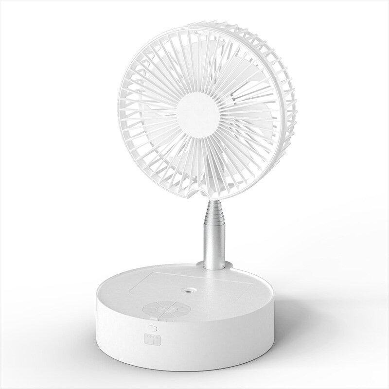 Portable Mini Mute Desktop Fan Wireless Telescopic Floor Spray Humidification with Night Light for Home Office