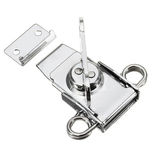 Cold Rolled Silver Twist Draw Toggle Latch Rotary Turn with Catch Plate