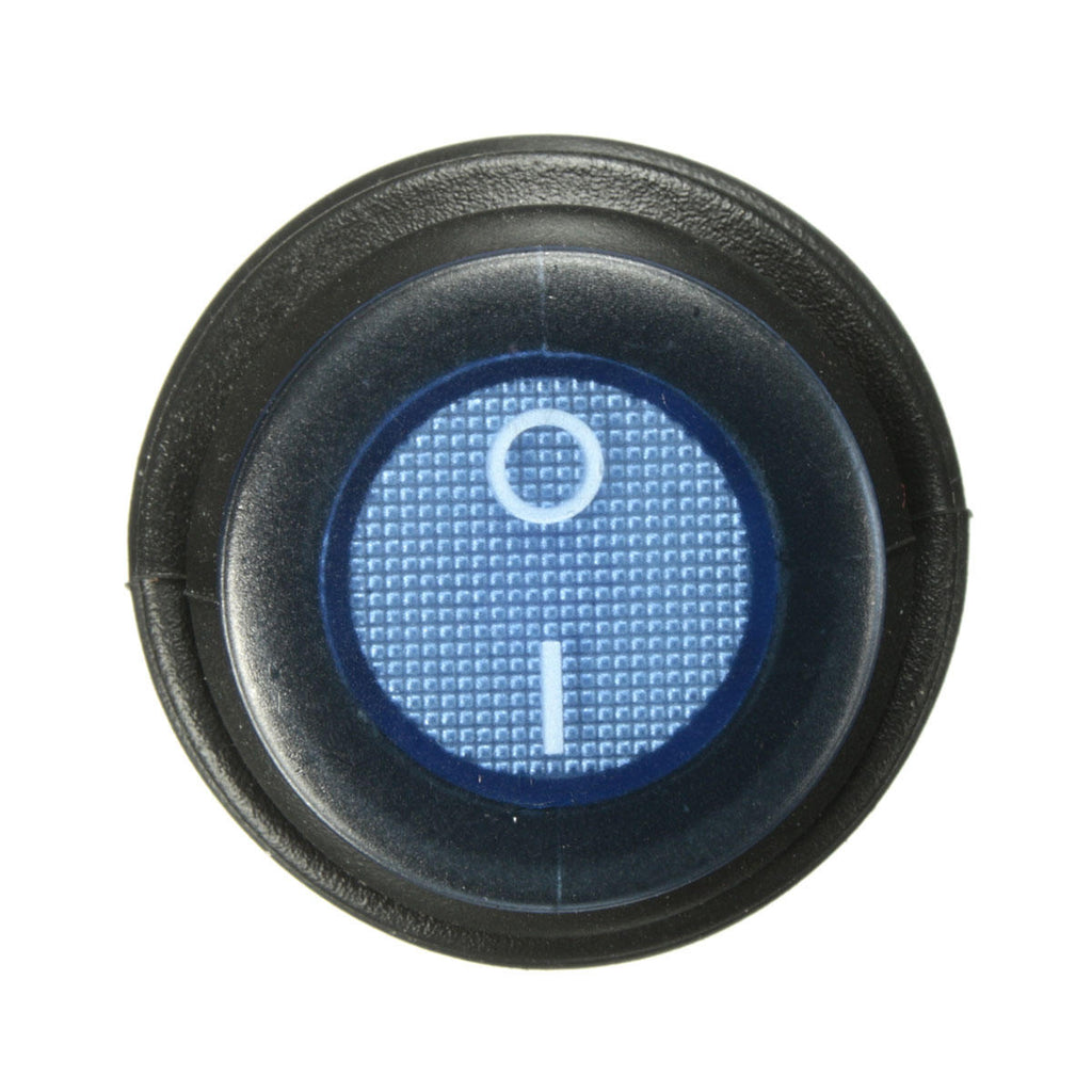 3-Pin SPST 12V 12A LED On/Off Rocker Switch Illuminated Waterproof