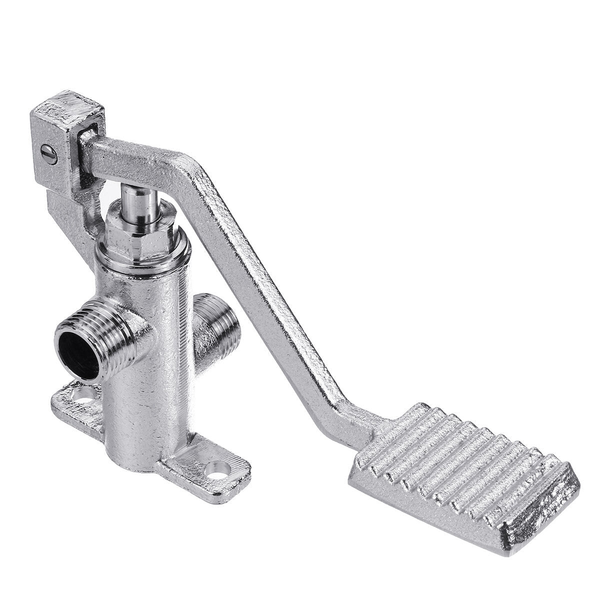 Durable Foot Pedal Valve Faucet Vertical Basin Switch Hospital Sink Tap