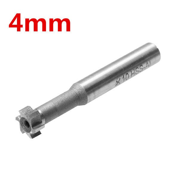 10x3/4/5x60mm HSS T-slot End Mill Milling Cutter 6 Teeth