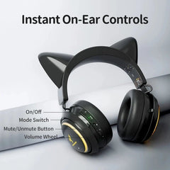 Gaming Headset USB 7.1 RGB Lights 3 Modes With 4 Covers Retractable Mic for Games/Video/Live