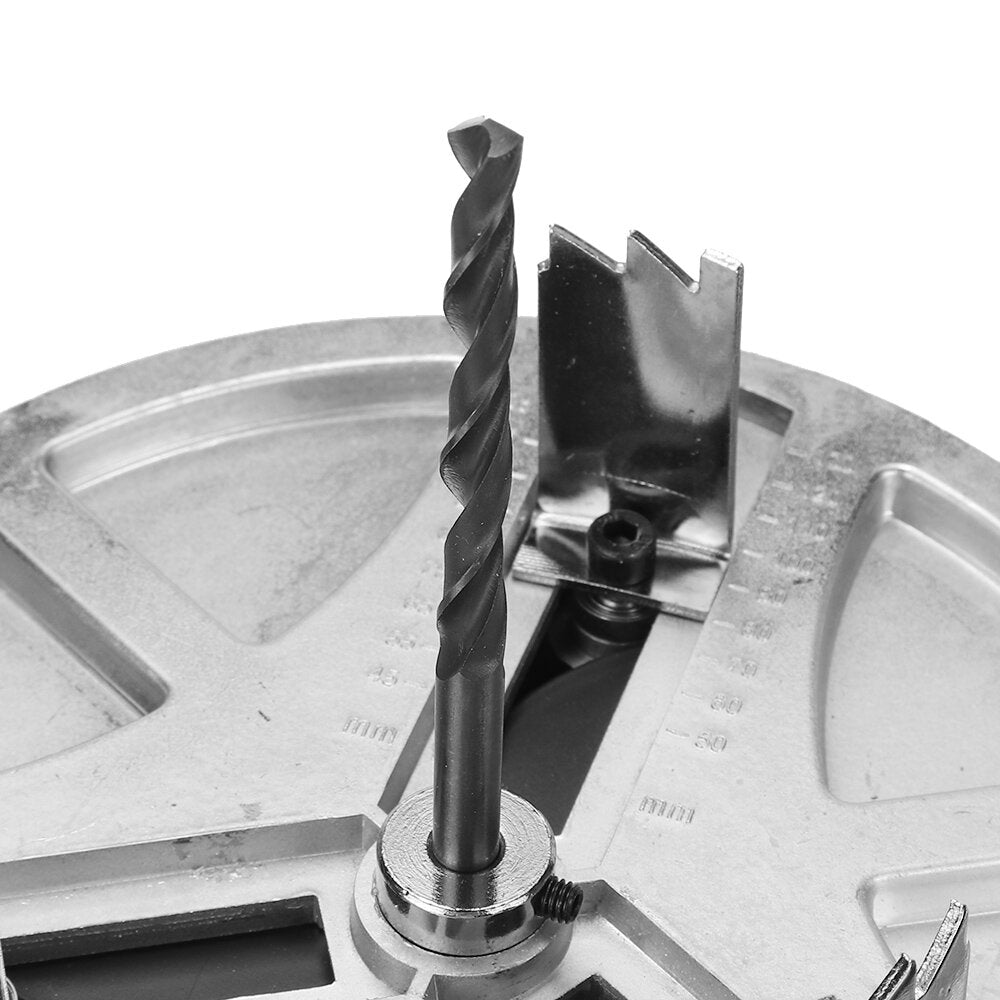 Hole Punching Saw Cutter 45-130mm Adjustable for Plywood Cork Gypsum Board Panel