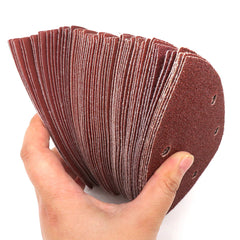 40pcs 60/80/120/240 Grit Sanding Sheets Sandpaper Sanding Disc Pads Triangle Grinding Tool