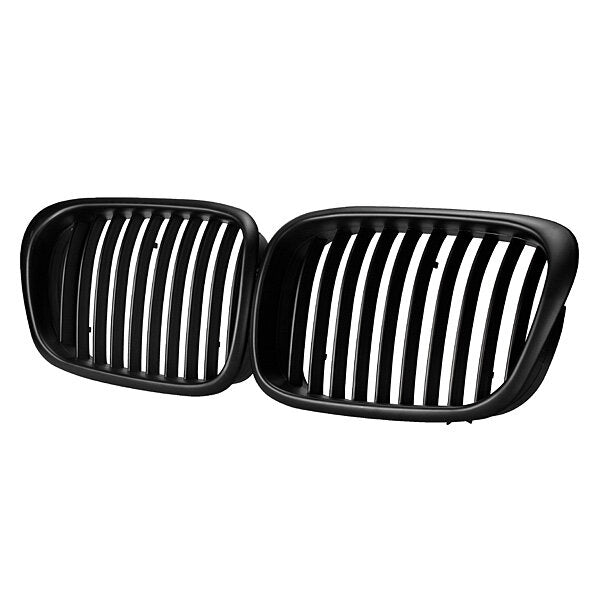 Pair Front Grille Grill Black for BMW E39 5 Series