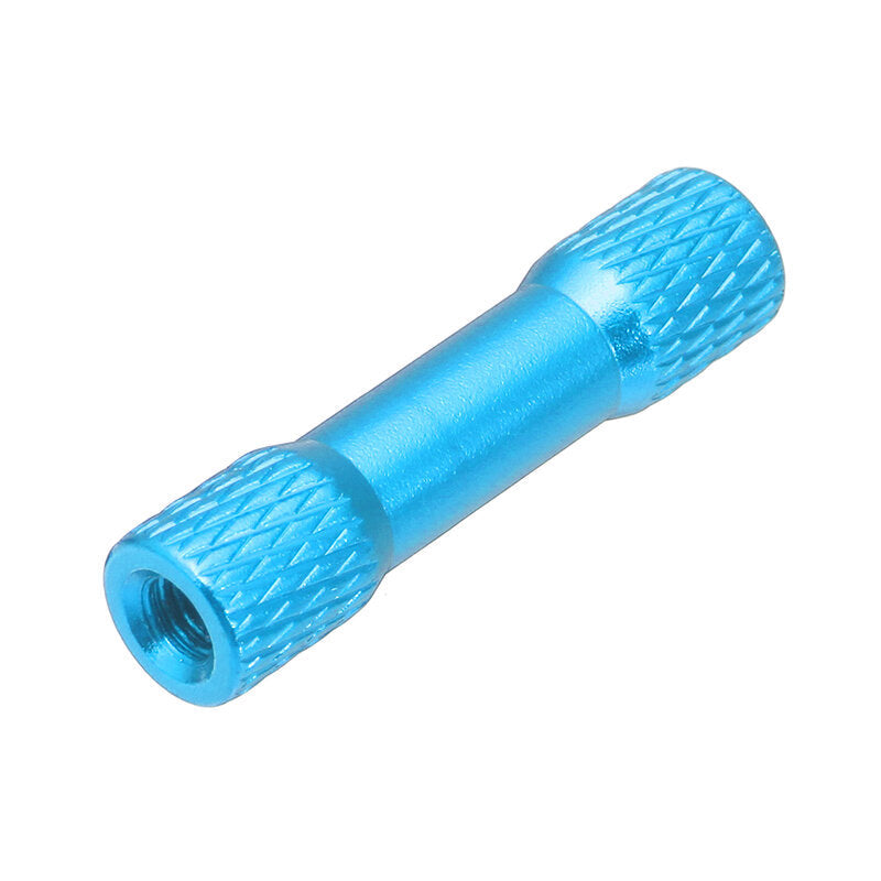 10Pcs M3 25mm Knurled Standoff Aluminum Alloy Multicolor