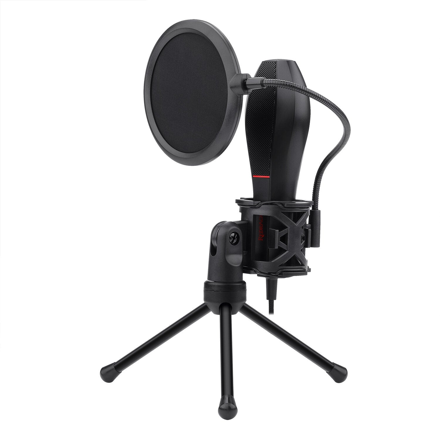 USB Condenser Recording Microphone Omnidirectional Studio Vocals Voice Mic with Tripod for Computer