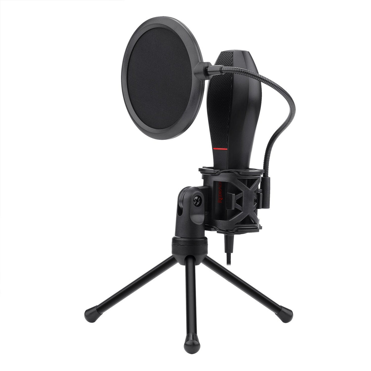 USB Condenser Recording Microphone Omnidirectional Studio Vocals Voice Mic with Tripod for Computer