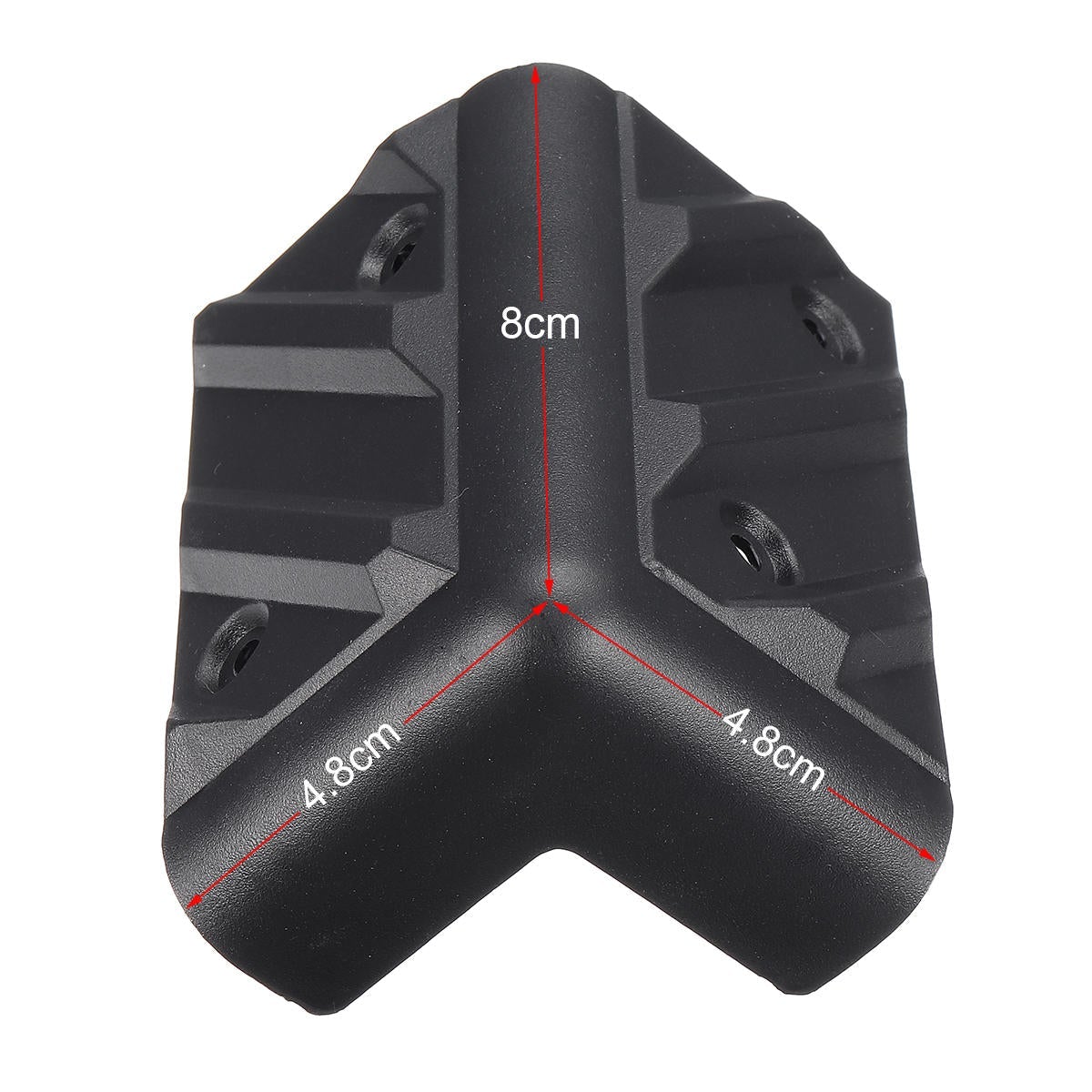 12 Pieces Plastic Corner Protector Angle Rounded Protector for Speaker Cabinet Guitar Amplifier