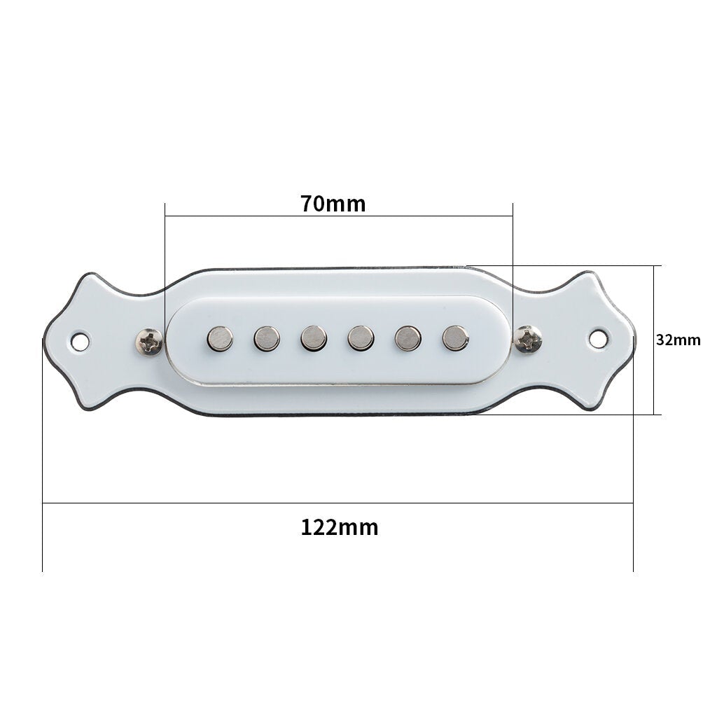 Sound Hole Magnetic Pickup for Folk Acoustic Electric Guitar With Knobs Pots