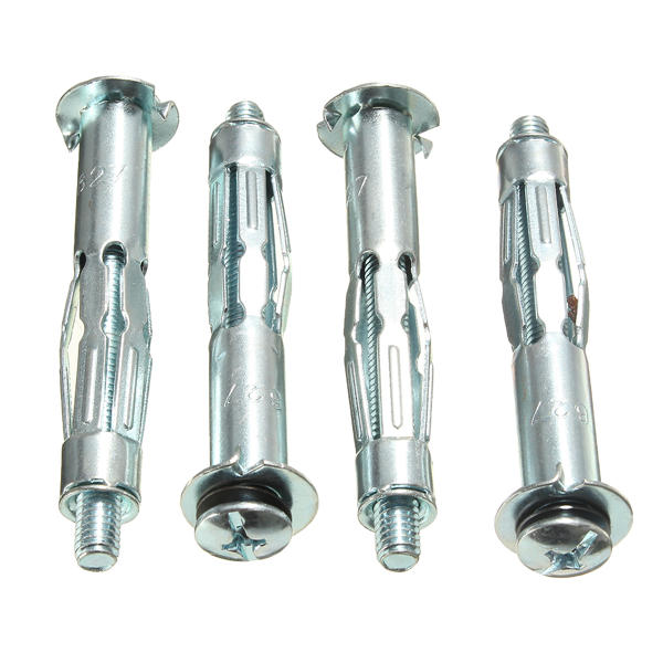 M6 x 65mm Heavy Duty Metal Plate Board Cavity Wall Fixing Anchors Plugs