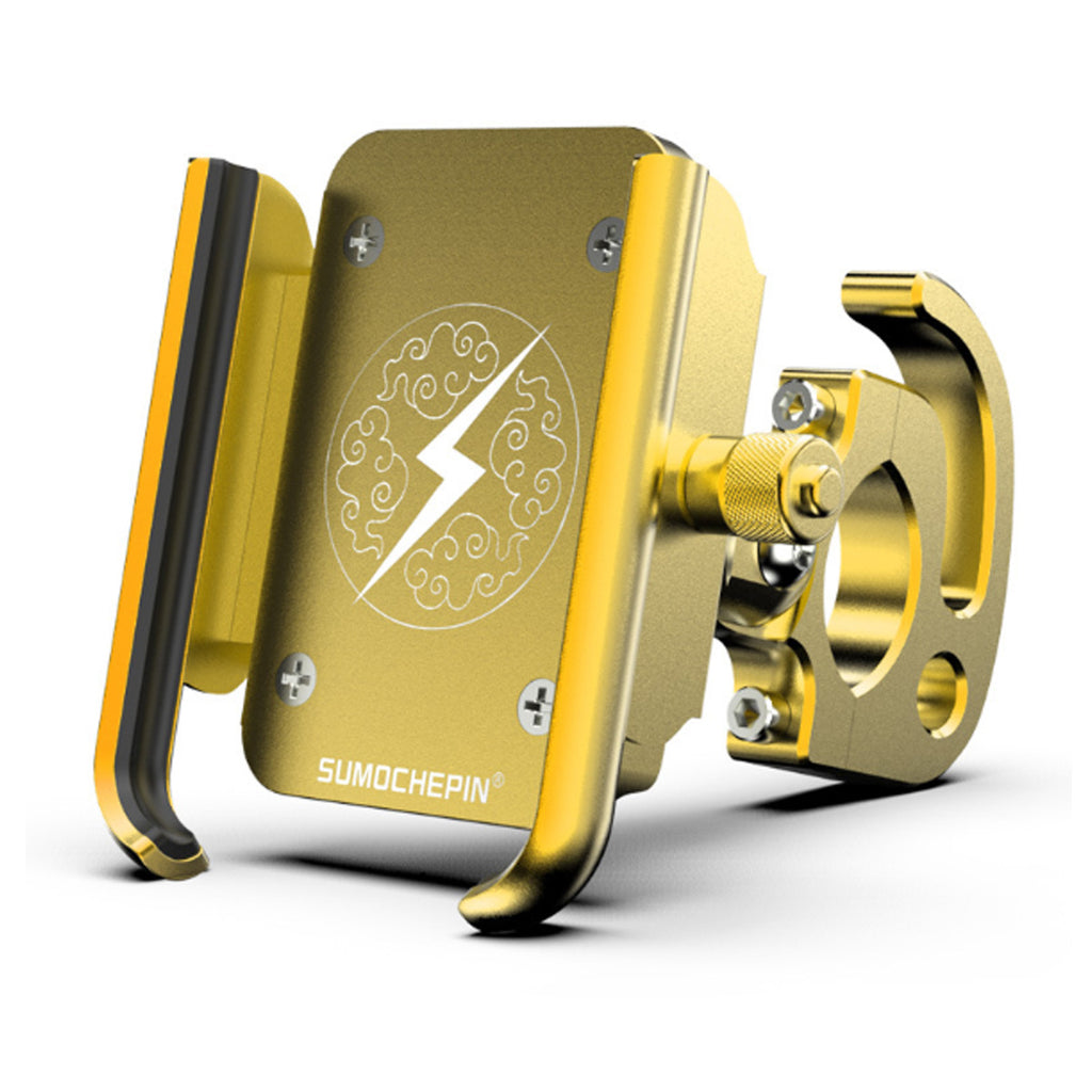 Aluminum Alloy Bike Motorcycle Phone Holder 360 Degree Rotation