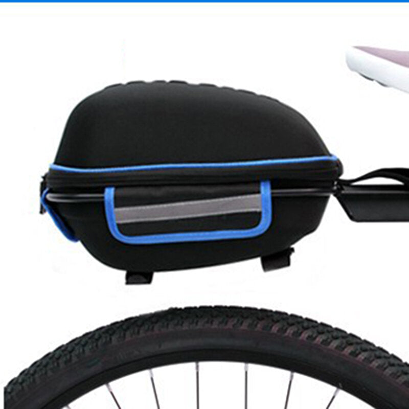 Hard Shell Type Drop-proof Large Capacity Convenient Installation Free Waterproof Cover Bicycle Rack Bag