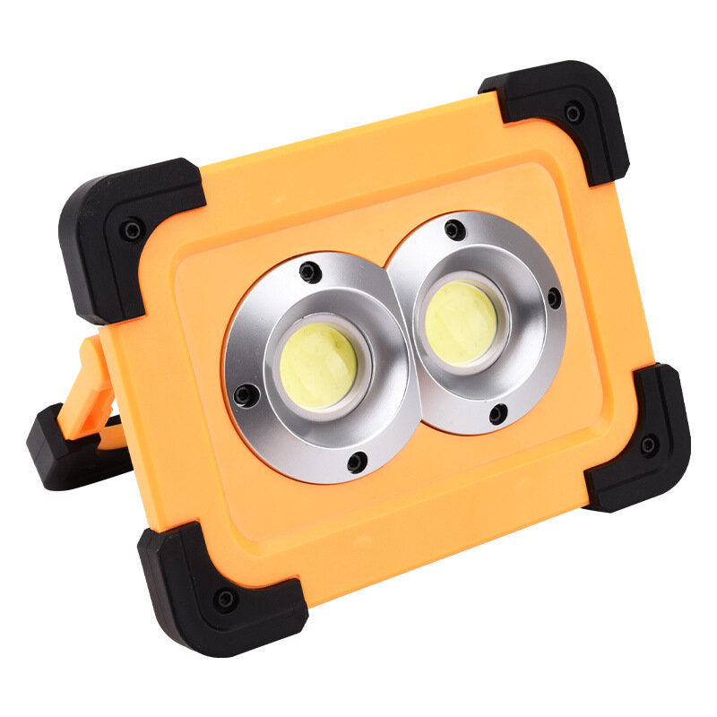 COB/LED USB Solar Charging Camping Light Waterproof 4 Modes 180 Handle Adjustable Spotlight Searchlight Emergency Lantern