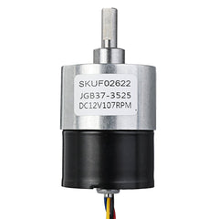 DC 12V Brushless Motor 107rpm Gear Reduction Motor 37MM Geared Motor