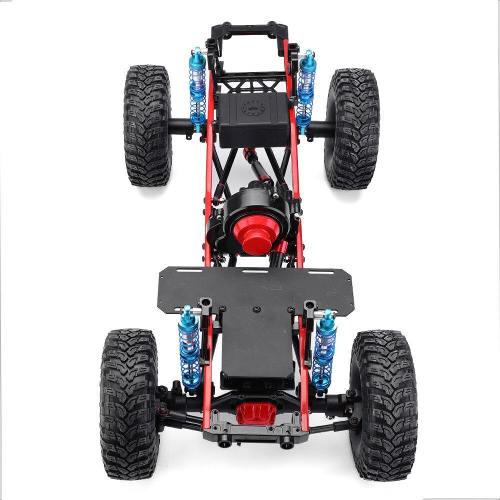 4WD Pre-assembled CNC Frame RC Car Crawler Parts Straight Bridge Version