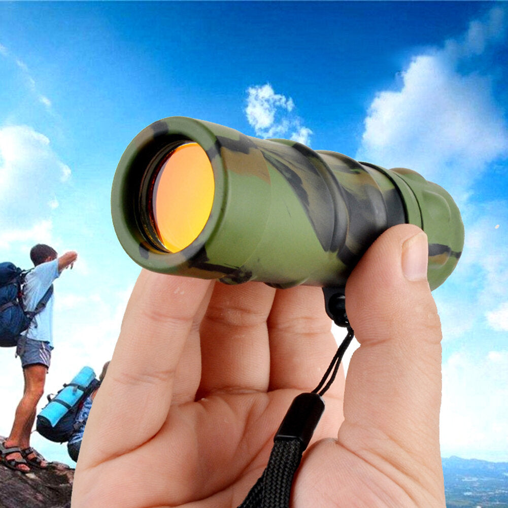 8x21 Portable Lightweight MonocularTravel Outdoor Camping Night Vision HD Optical Lens Monocular Telescope