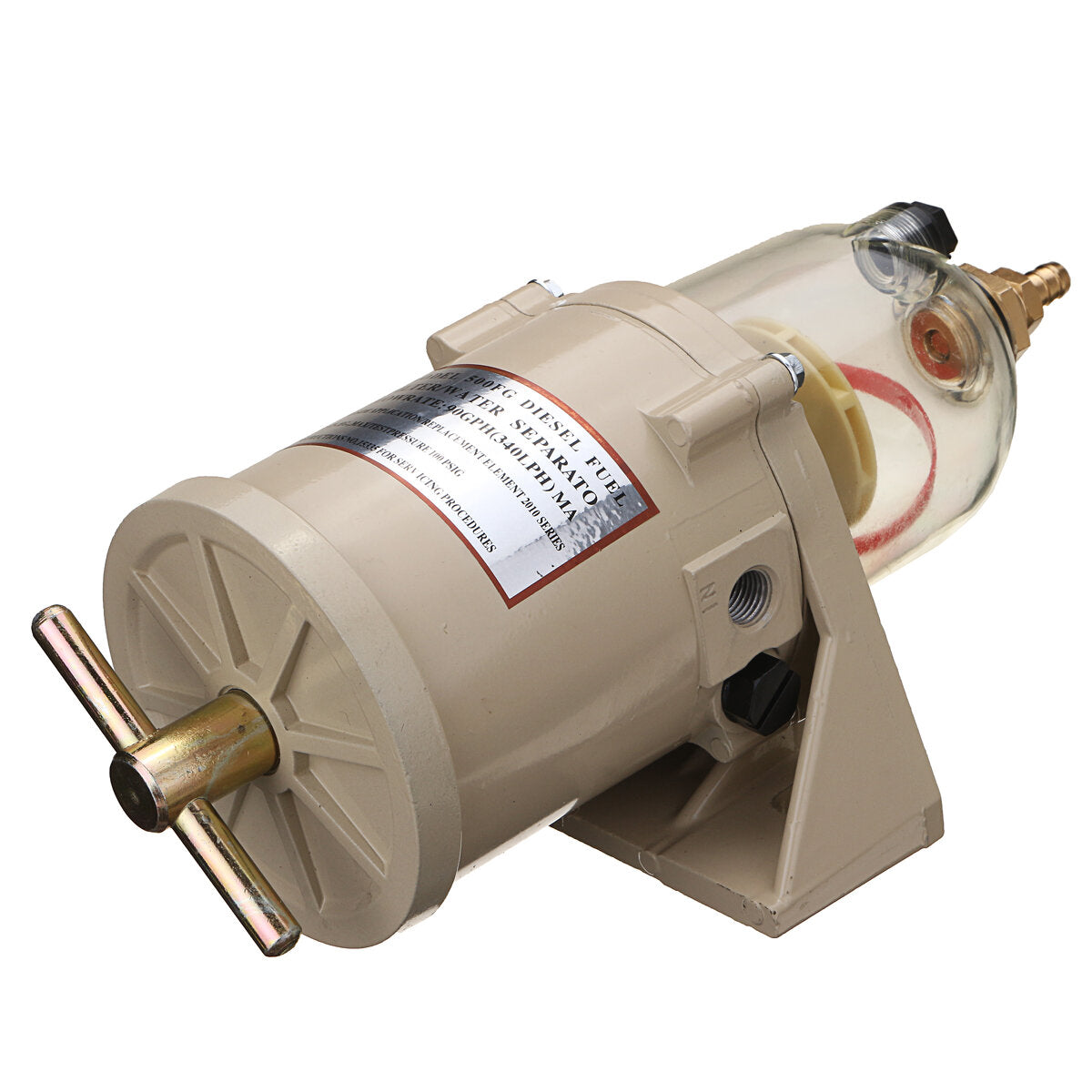 500FG 500FH Diesel Fuel Filter Oil/Water Separator Marine Boat Trucks 90GPH