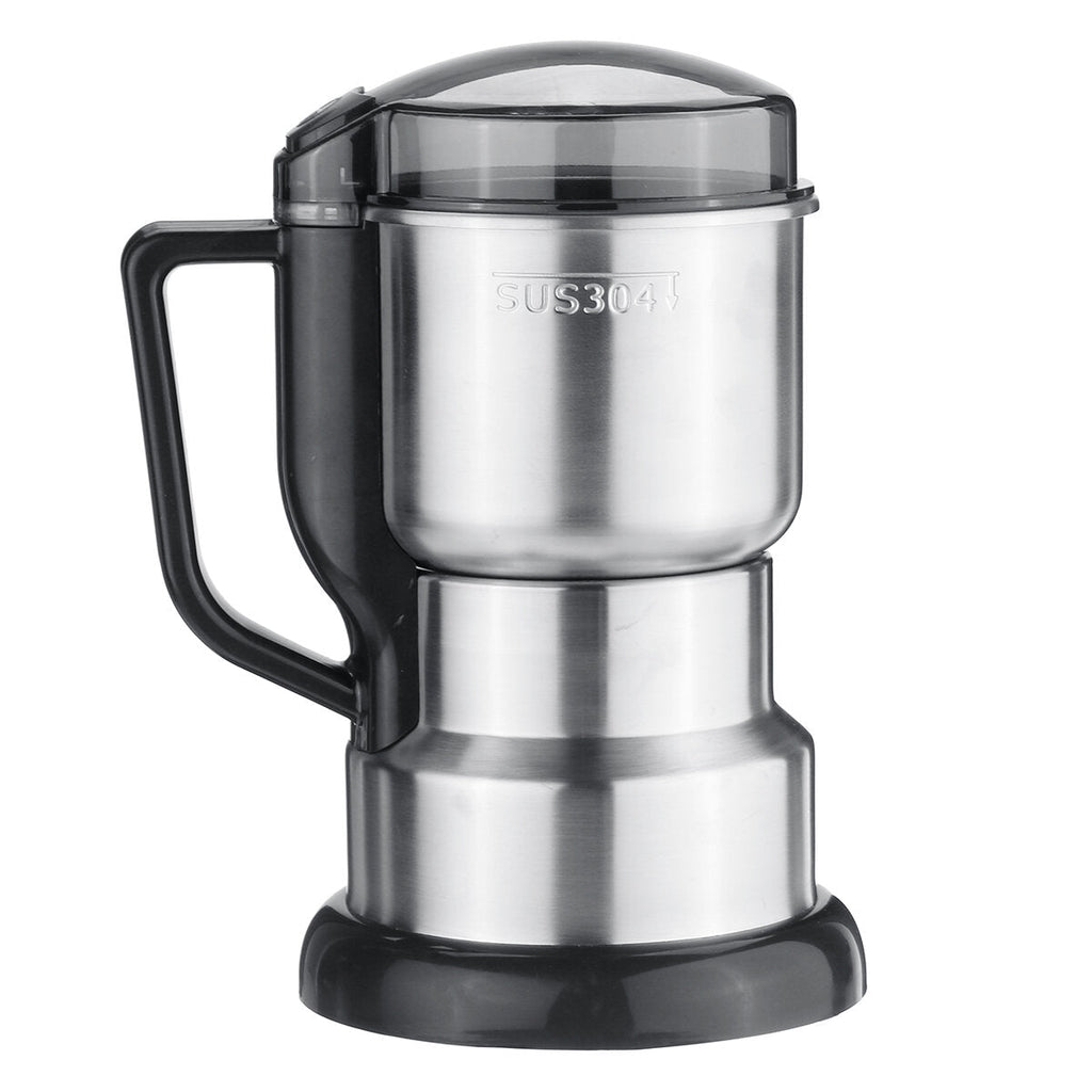 Electric Coffee Grinder Stainless Grain Food Bean Grinding Powder Crusher 400W
