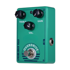 Overdrive Guitar Effect Pedal with Treble Gain Volume Controls True Bypass Design