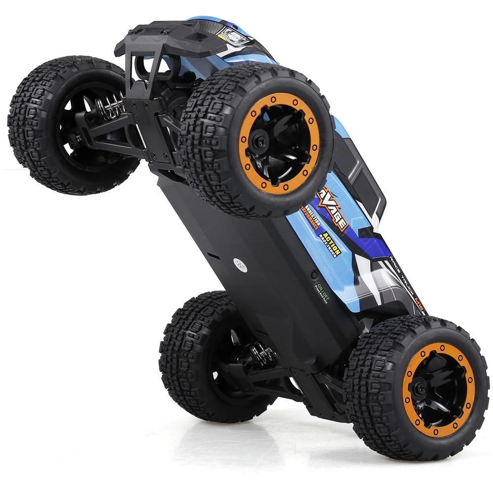Brushed 2.4G 4WD 30km/h RC Car with LED Light Electric Off-Road Truck RTR Model
