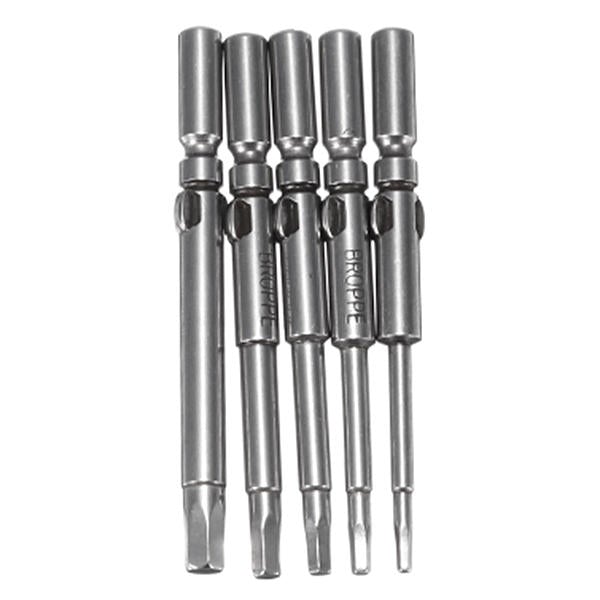 5Pcs 801 H1.5-H4 Hexagon Electric Screwdriver Bits Set 5mm Round Shank Screwdriver Bits