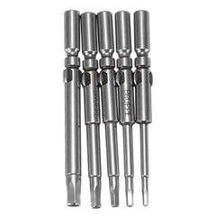 5Pcs 801 H1.5-H4 Hexagon Electric Screwdriver Bits Set 5mm Round Shank Screwdriver Bits