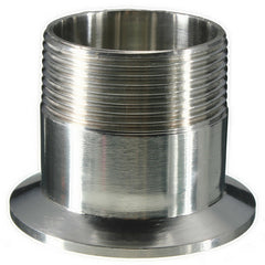 Sanitary Male Threaded Ferrule Pipe Fitting Tri Clamp Type SS316