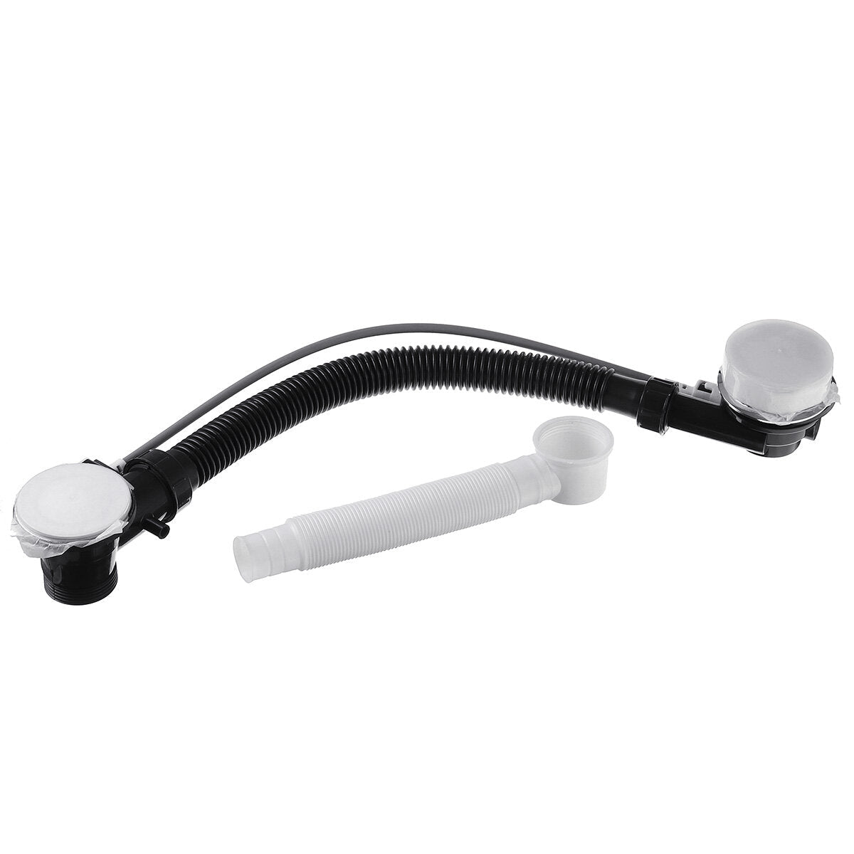 Rotary Bathtub Drain Water Removal Device Sewer Pipe Chorme Drainpipe