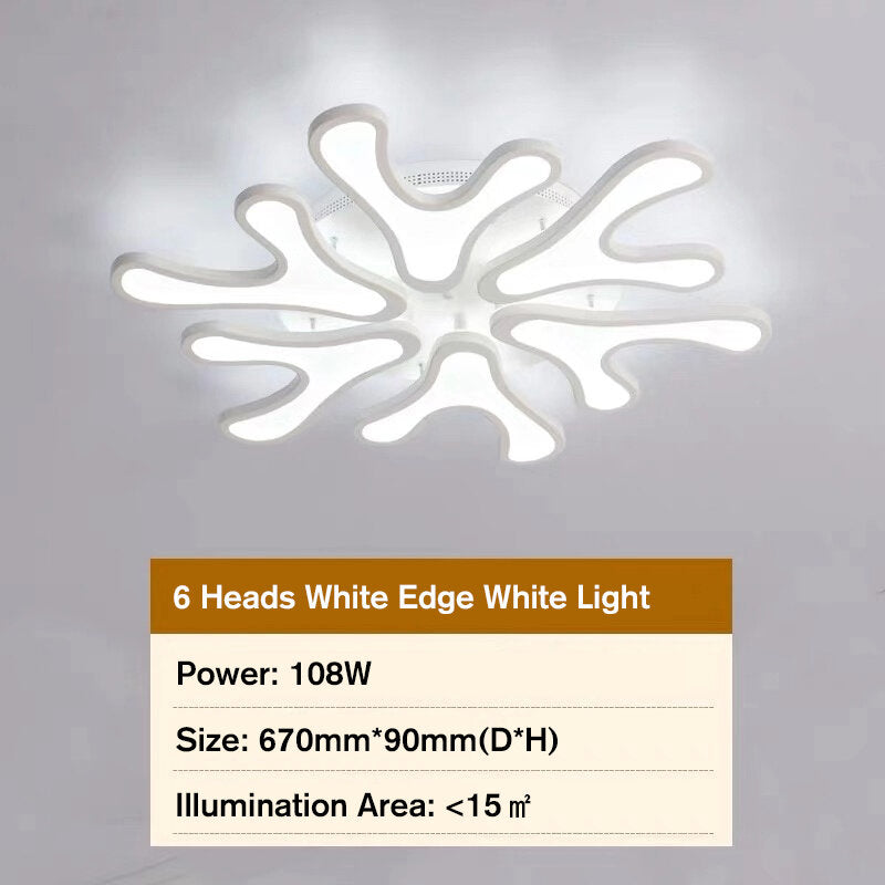 LED Modern Ceiling Light For Living Dining Room Bedroom Deer Antler Chandelier