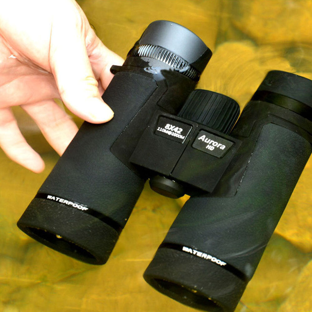 8x42 Binoculars BAK4 Waterproof Roof Prism Professional Hunting Optical Camping Tourism Travel Outdoor Telescope