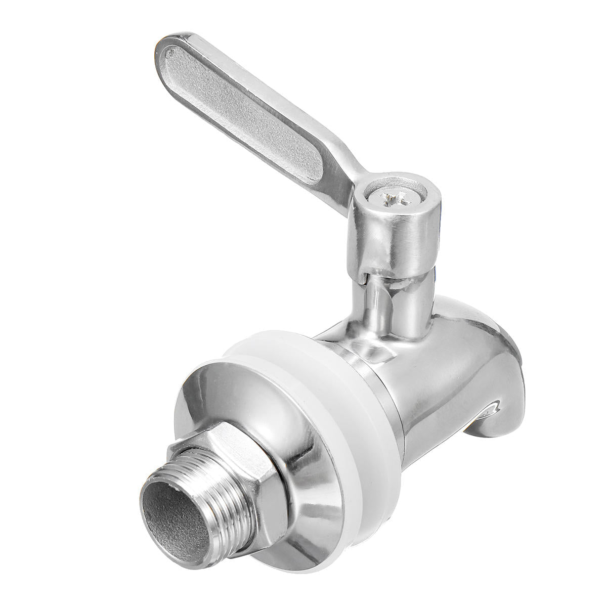 Silver Stainless Steel Faucet Barrel Tap For Drink Beverage Juice Water Coffee With The Switch