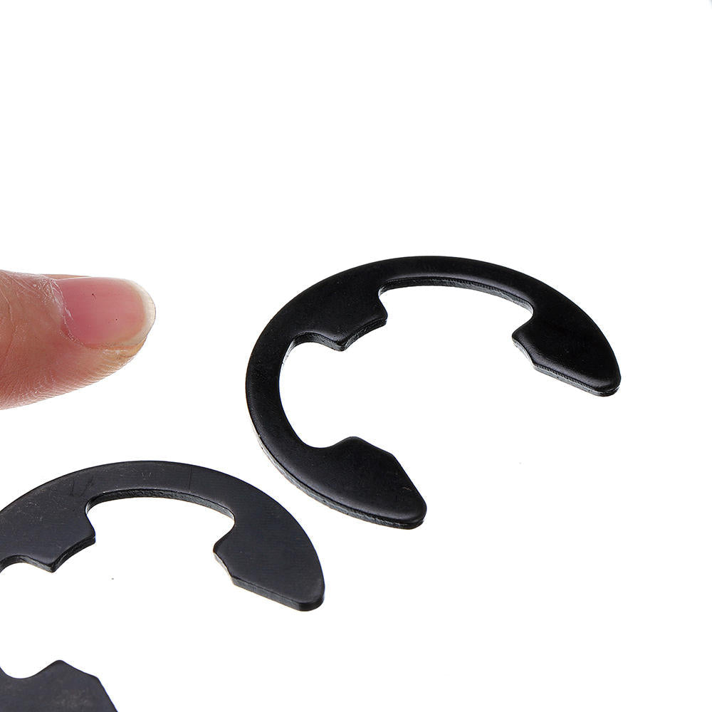 300Pcs Carbon E-Clip Black Oxide Finish Retaining Ring Circlip Tools Kit 1.5-22mm