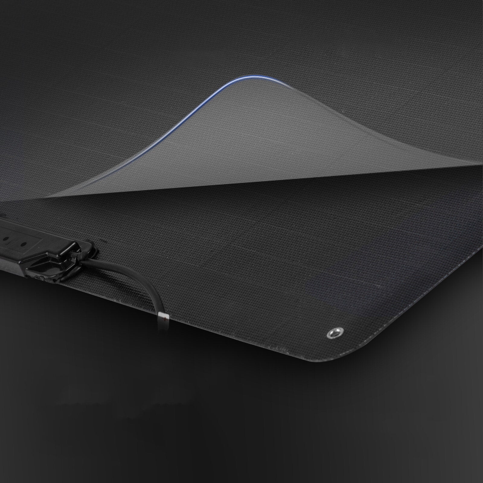 55W 12V Monocrystalline Flexible Solar Panel Portable Solar Charger With Uneven Surfaces Lightweight For RV Tent Roof Boat Cabin Marine Camping