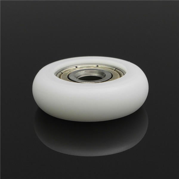 10pcs 5*23*7mm Nylon Plastic Carbon Steel Bearings Pulley Wheels Embedded Groove Ball Bearings