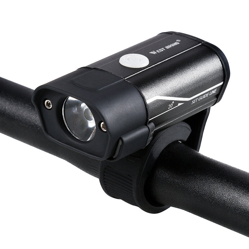 350lm Bike Headlight 5 Modes Ultralight USB Rechargeable Bicycle Front Lamp Outdoor Cycling