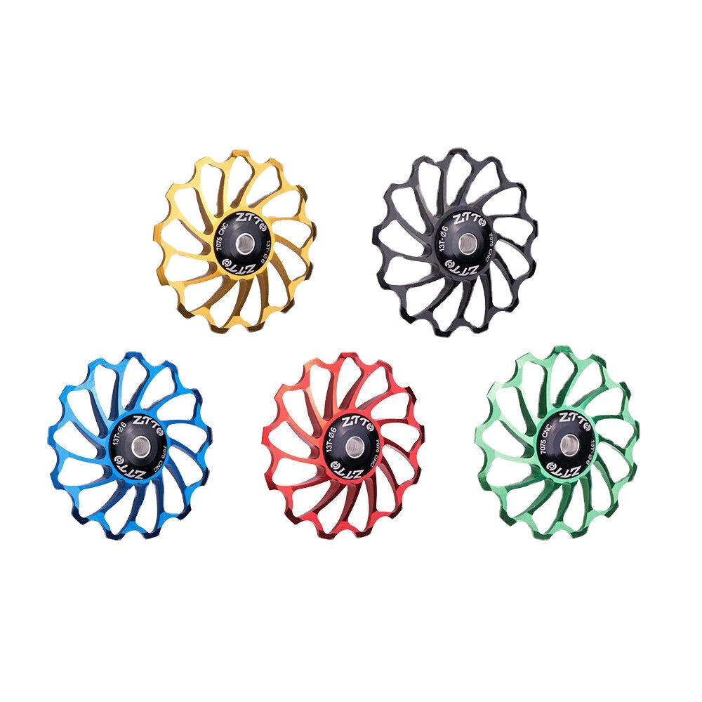 4/5/6MM Lightweight High Strength Aluminum Alloy Ceramic Rear Paddle Guide Wheel MTB Road Bicycle Guide Roller