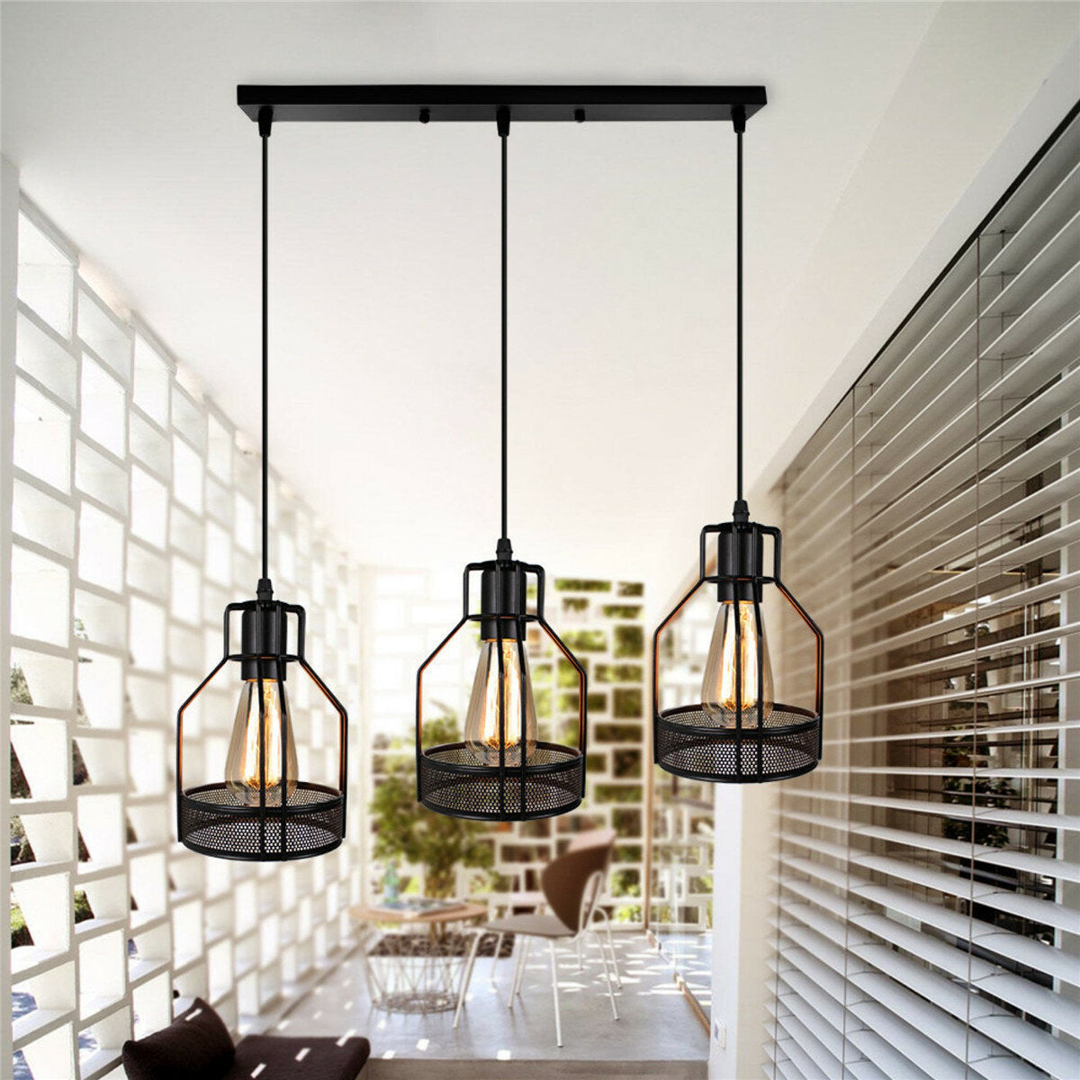 85-240V Modern Pendant Light Ceiling Lamp Hallway Bedroom Home Bar Fixture Decor Without Bulb