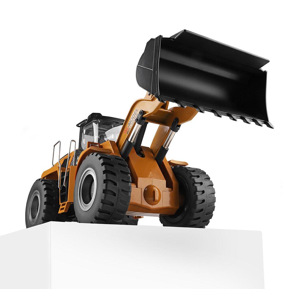 1/14 2.4G Electric Remote Control Bulldozer RC Car Vehicle Models Engineer Truck Toys 7.4v 1500mah