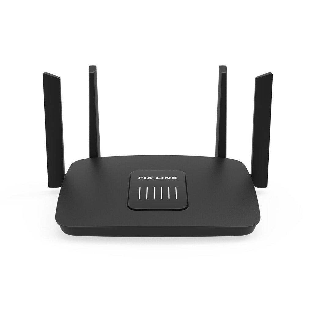 1200Mbps Wireless Router Dual Band WiFi Signal Booster Gigabit Repeater Signal Amplifier with 4 External Antennas