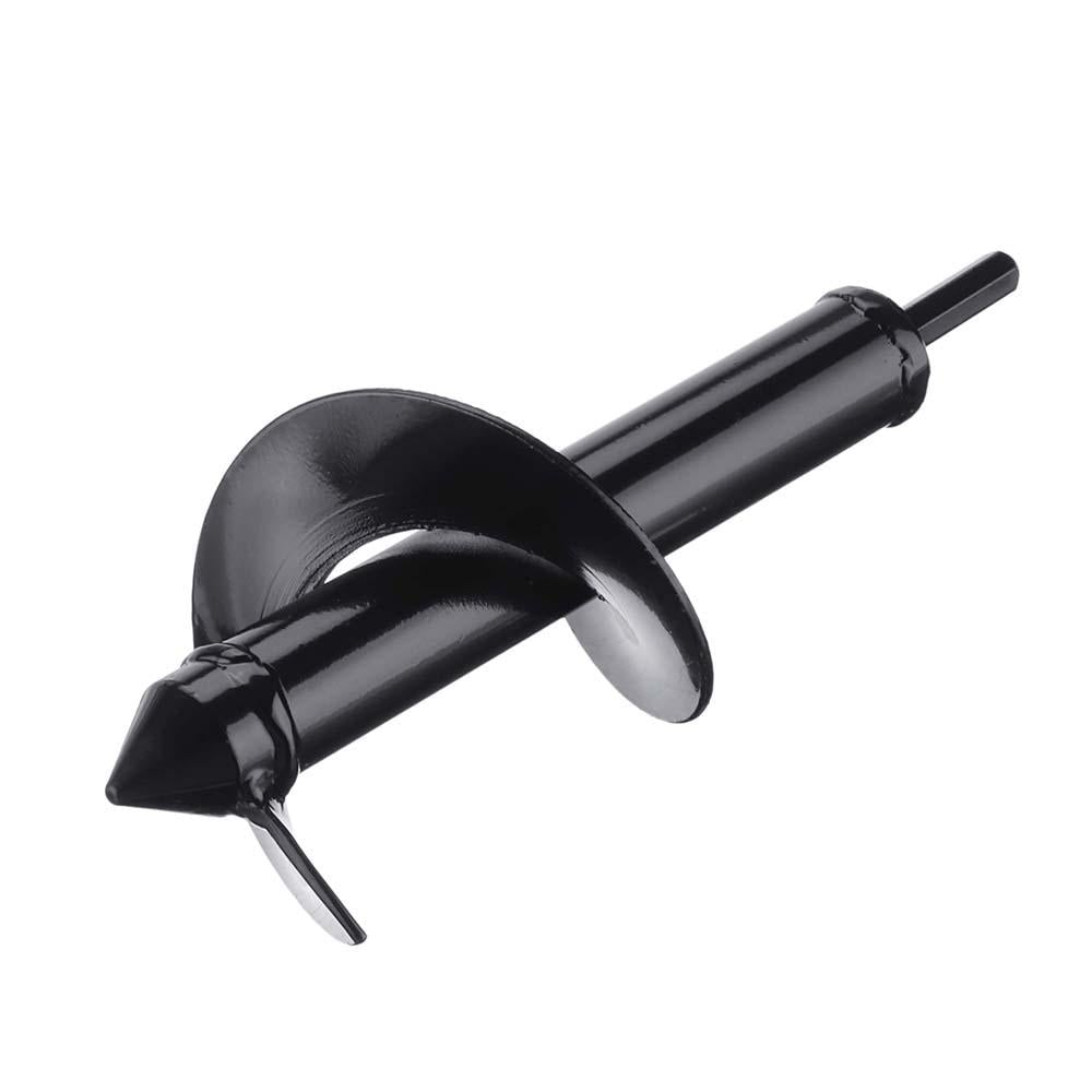 8x18/8x22cm Garden Auger Small Earth Planter Post Hole Digger Earth Planting Auger Drill Bit for Electric Drill